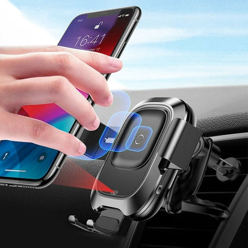 Qi Car Wireless Charger For iPhone 11 Pro XS Max Samsung S10